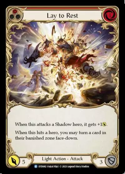 Lay to Rest RED DTD082 - Dusk till Dawn - Flesh and blood card