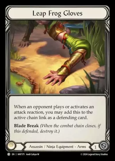 Leap Frog Gloves HNT171 - The Hunted - Flesh and blood card
