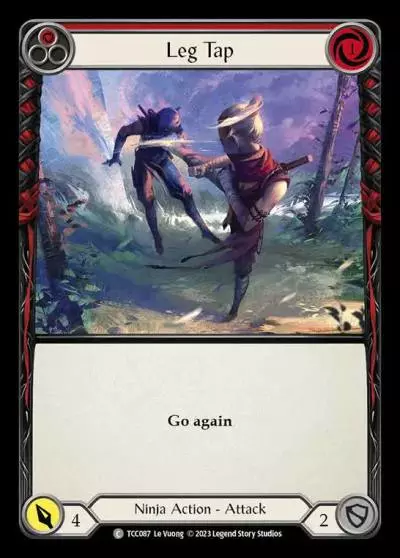 Leg Tap RED TCC087 - Round the Table: TCC x LSS - Flesh and blood card
