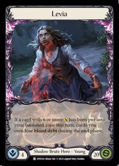 Levia DTD104 - Dusk till Dawn - Flesh and blood card