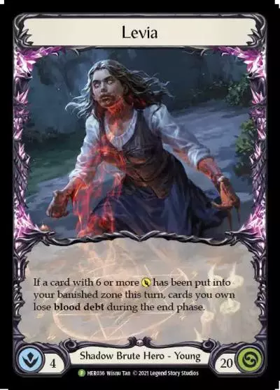 Levia HER036-CF - Skirmish - Season 2 - Flesh and blood card