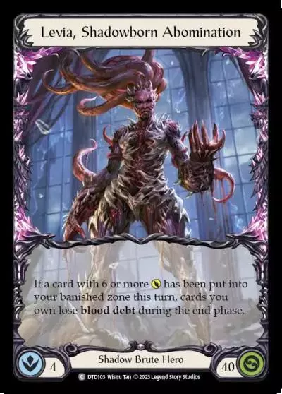 Levia, Shadowborn Abomination DTD103 - Dusk till Dawn - Flesh and blood card