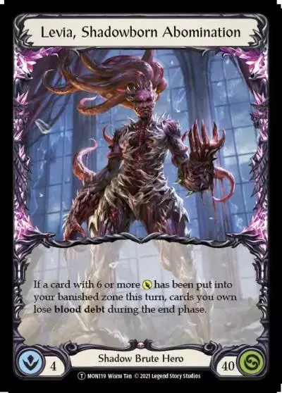 Levia, Shadowborn Abomination U-MON119 - Monarch - Unlimited - Flesh and blood card
