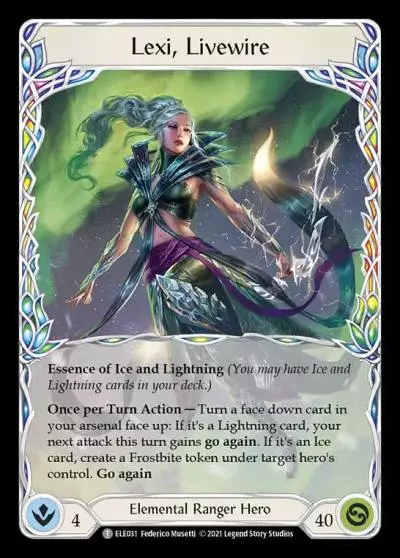 Lexi, Livewire ELE031 - Tales of Aria - Flesh and blood card