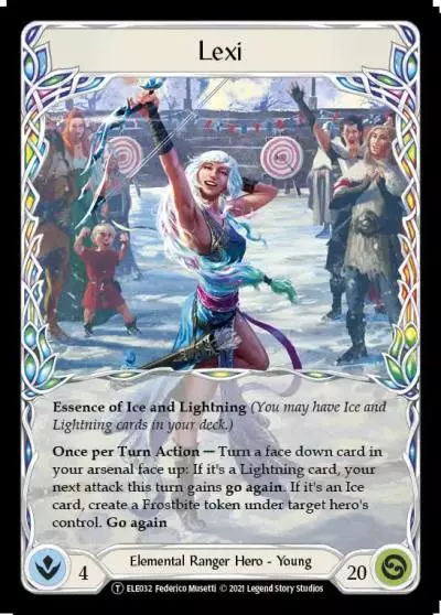 Lexi U-ELE032 - Tales of Aria - Unlimited - Flesh and blood card