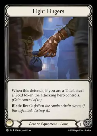 Light Fingers SEA184 - High Seas - Flesh and blood card