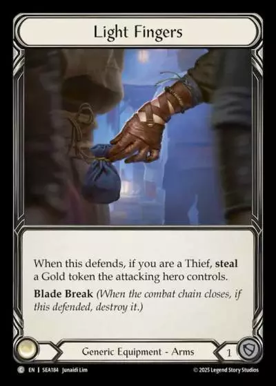 Light Fingers SEA184-TP - High Seas - Treasure Pack - Flesh and blood card