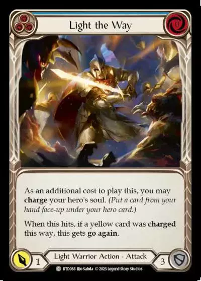 Light the Way BLUE DTD068 - Dusk till Dawn - Flesh and blood card