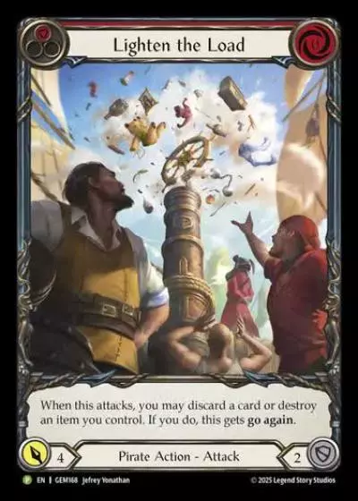 Lighten the Load GEM168 - GEM - Pack 5 - Flesh and blood card