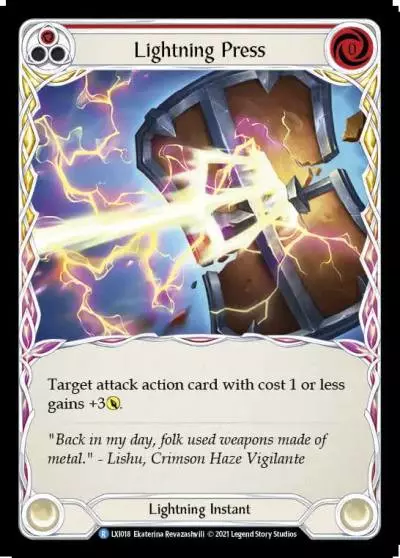 Lightning Press RED LXI018 - Lexi - Blitz Deck - Flesh and blood card
