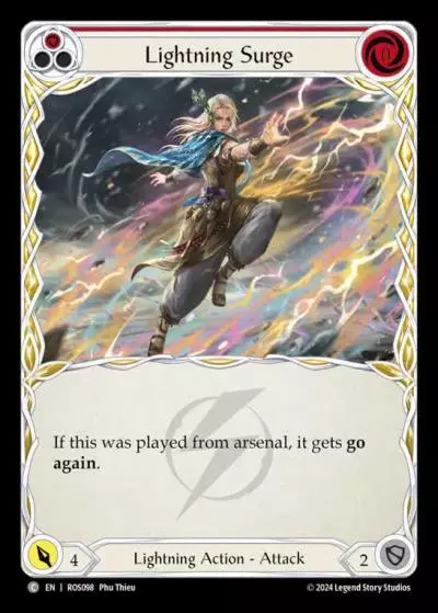 Lightning Surge RED ROS098 - Rosetta - Flesh and blood card