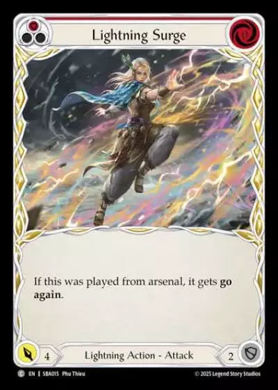 Lightning Surge SBA015 - Silver Age Chapter 3 - Briar - Flesh and blood card