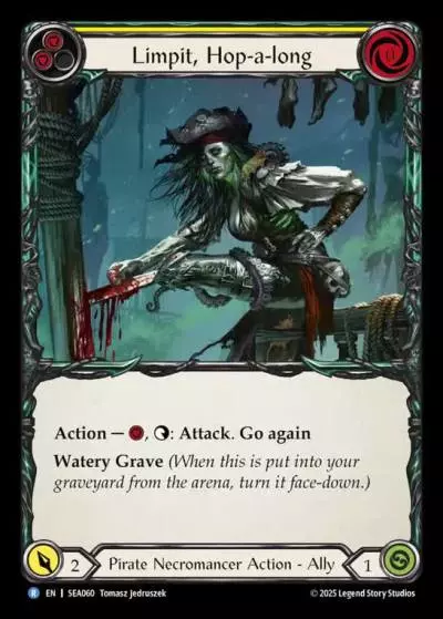 Limpit, Hop-a-long YELLOW SEA060 - High Seas - Flesh and blood card