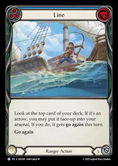 Line BLUE SEA104 - High Seas - Flesh and blood card