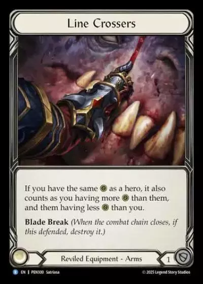 Line Crossers PEN300 - Compendium of Rathe - Flesh and blood card