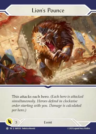 Lion's Pounce SMP028 - Smash Palace - Flesh and blood card