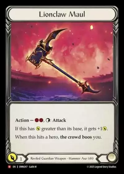 Lionclaw Maul OMN247 - Omens of the Third Age - Flesh and blood card
