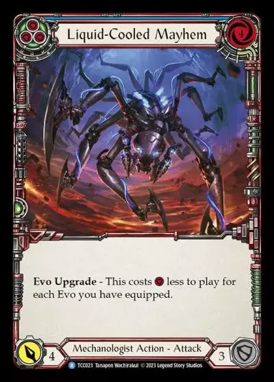 Liquid-Cooled Mayhem BLUE TCC023 - Round the Table: TCC x LSS - Flesh and blood card