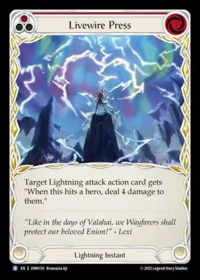 Livewire Press OMN159 - Omens of the Third Age - Flesh and blood card