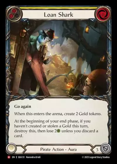 Loan Shark YELLOW SEA131 - High Seas - Flesh and blood card