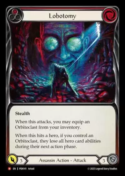 Lobotomy PEN141 - Compendium of Rathe - Flesh and blood card