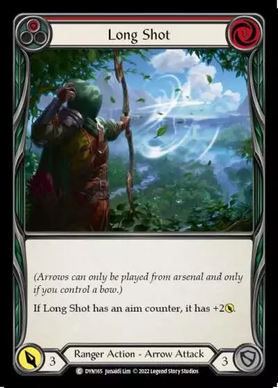Long Shot RED DYN165 - Dynasty - Flesh and blood card