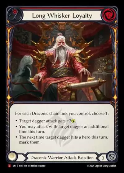 Long Whisker Loyalty RED HNT102 - The Hunted - Flesh and blood card