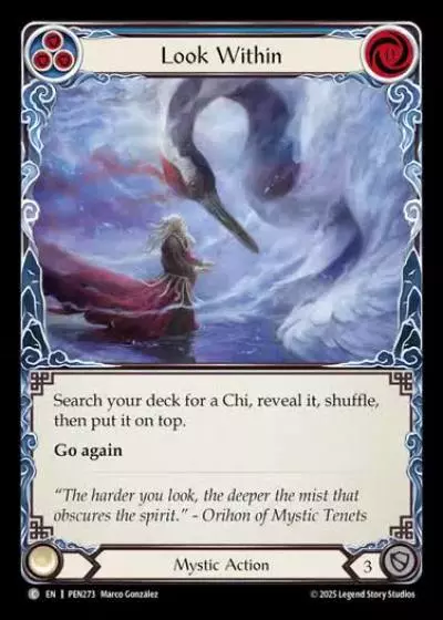 Look Within PEN273 - Compendium of Rathe - Flesh and blood card