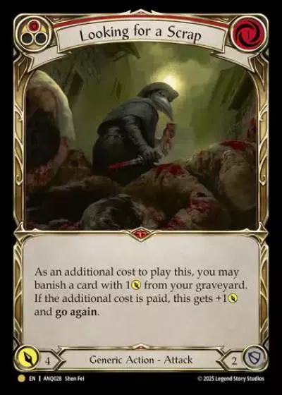 Looking for a Scrap ANQ028 - Compendium of Rathe - Antiquity Pack - Flesh and blood card