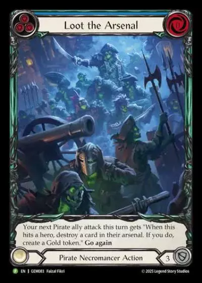 Loot the Arsenal GEM083 - GEM - Pack 3 - Flesh and blood card