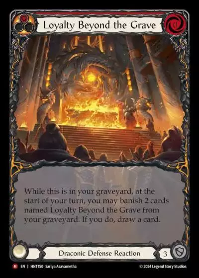 Loyalty Beyond the Grave RED HNT150-EA - The Hunted - Flesh and blood card