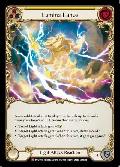 Lumina Lance YELLOW DTD080 - Dusk till Dawn - Flesh and blood card