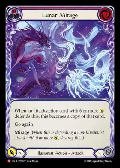 Lunar Mirage PEN127 - Compendium of Rathe - Flesh and blood card