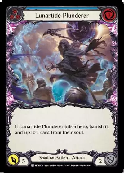 Lunartide Plunderer BLUE MON208 - Monarch - Flesh and blood card