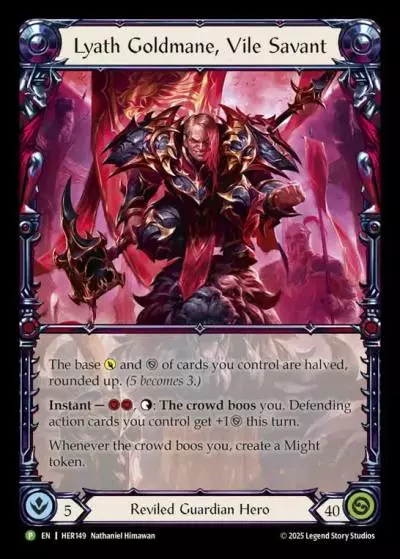 Lyath Goldmane, Vile Savant HER149-RF - Calling - Super Slam - Flesh and blood card