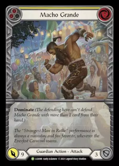 Macho Grande YELLOW LGS088-RF - Armory - Season 6 - Flesh and blood card