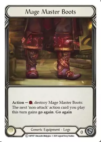 Mage Master Boots 1HP357 - History Pack 1 - Flesh and blood card