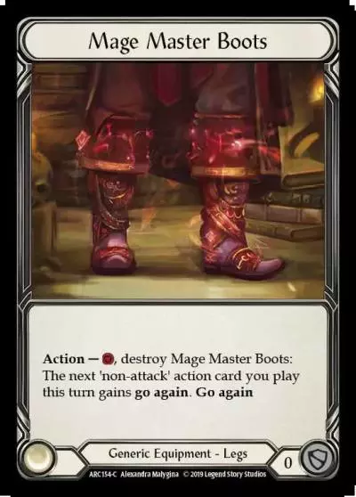 Mage Master Boots ARC154 - Arcane Rising - Flesh and blood card