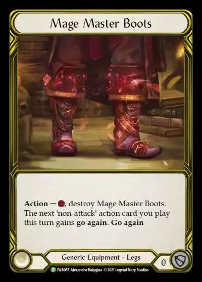 Mage Master Boots FAB067-GF - ProQuest - Season 1 and 2 - Flesh and blood card