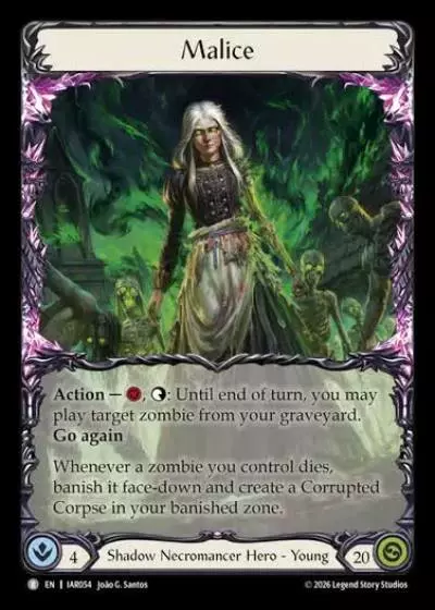 Malice IAR054 - Usurp the Shadow Throne - Flesh and blood card