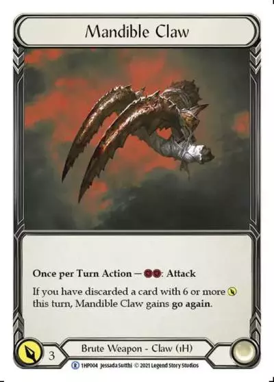 Mandible Claw 1HP004 - History Pack 1 - Flesh and blood card