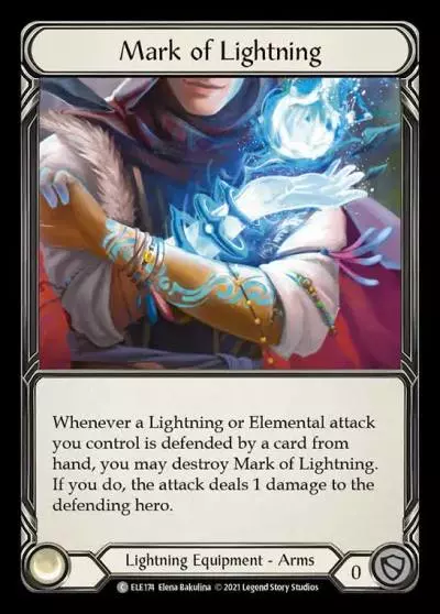 Mark of Lightning ELE174 - Tales of Aria - Flesh and blood card