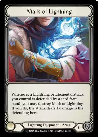 Mark of Lightning U-ELE174-RF - Tales of Aria - Unlimited - Flesh and blood card