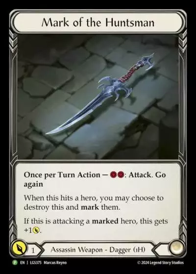 Mark of the Huntsman LGS375-RF - Pre-release - The Hunted - Flesh and blood card