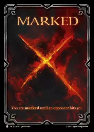 Marked AAC031 - Armory Deck - Arakni, 5L!p3d 7hRu 7h3 cR4X - Flesh and blood card