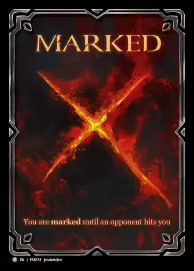 Marked FAB333-CF - Prize Wall - The Hunted - Flesh and blood card