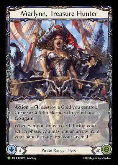 Marlynn, Treasure Hunter HER139-RF - Calling - High Seas - Flesh and blood card