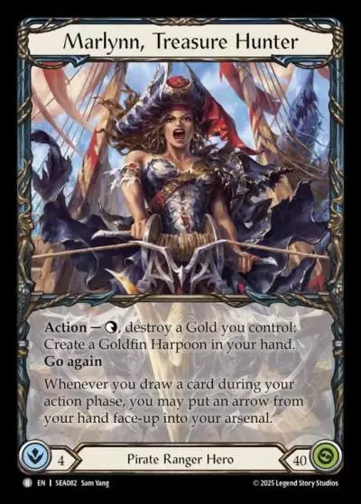 Marlynn, Treasure Hunter SEA082 - High Seas - Flesh and blood card
