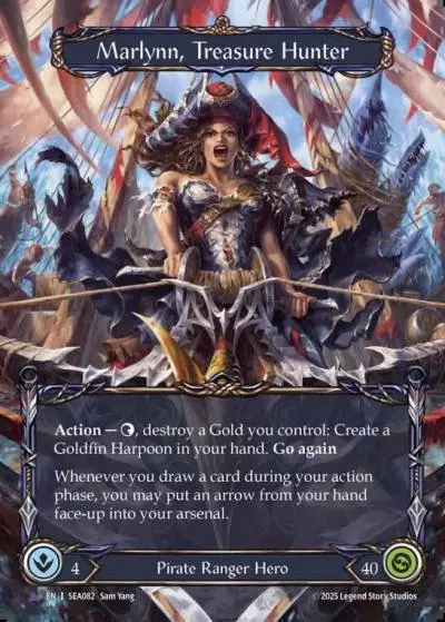 Marlynn, Treasure Hunter SEA082-MV - High Seas - Flesh and blood card
