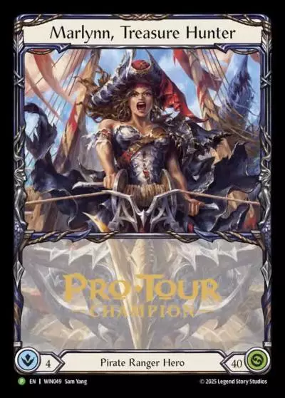 Marlynn, Treasure Hunter WIN049-CF - Pro Tour Champion Cards - High Seas - Flesh and blood card
